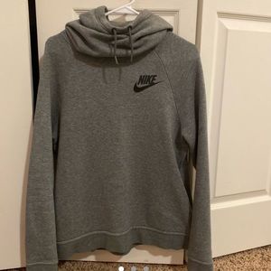 Gray Nike hoodie